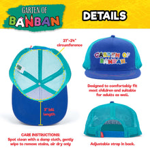 Load image into Gallery viewer, GARTEN OF BANBAN - Letter Logo Brimmed Cap (Adjustable Hat w/ Embroidery &amp; Mesh Back)
