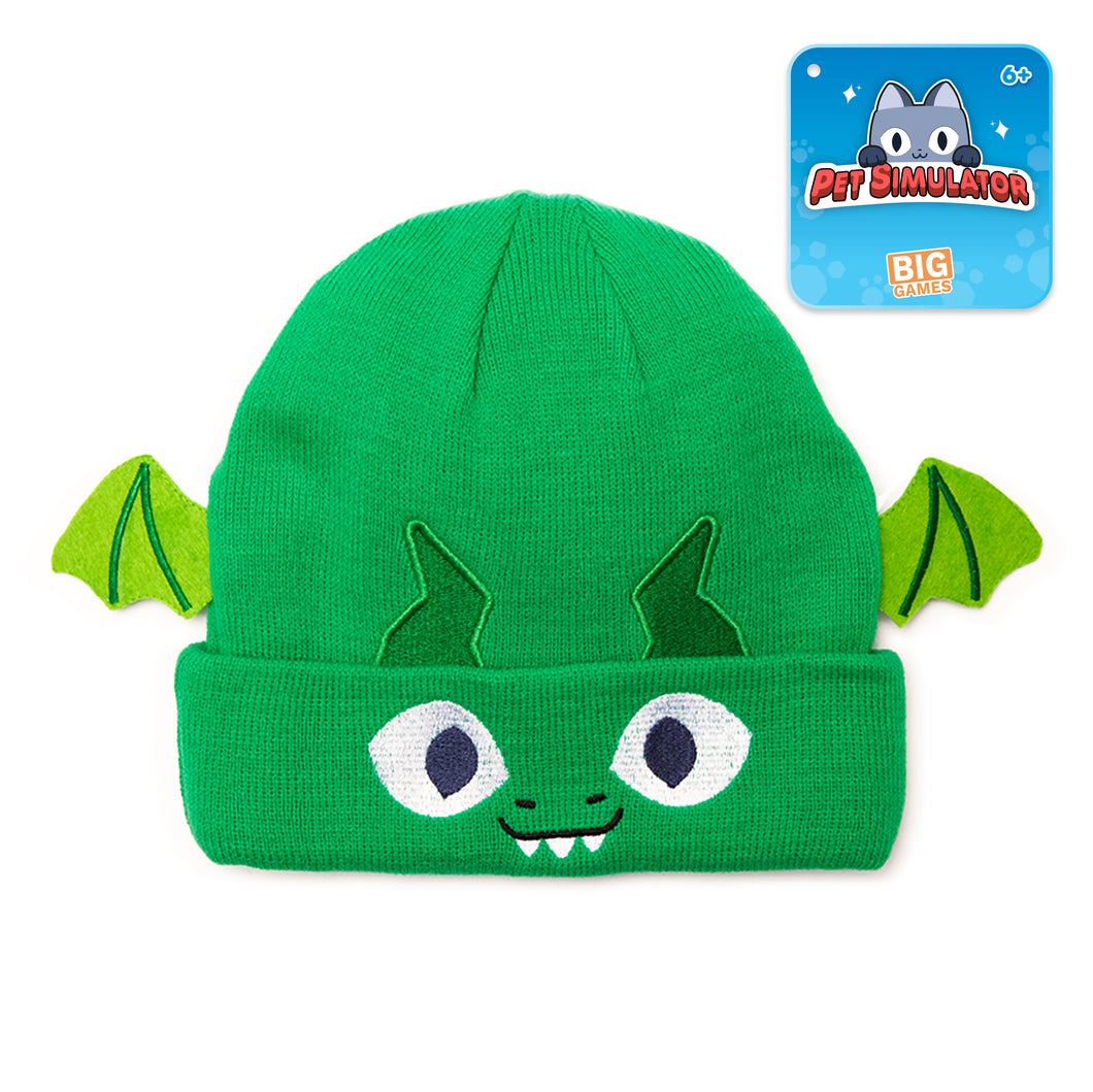 PET SIMULATOR - Dragon Embroidered Knit Beanie (Unisex) [Includes DLC]