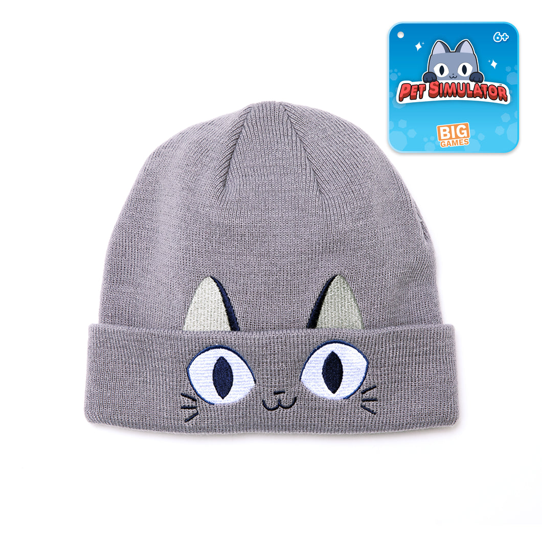 PET SIMULATOR - Cat Embroidered Knit Beanie (Unisex) [Includes DLC]