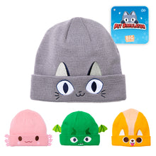 Load image into Gallery viewer, PET SIMULATOR - Cat Embroidered Knit Beanie (Unisex) [Includes DLC]
