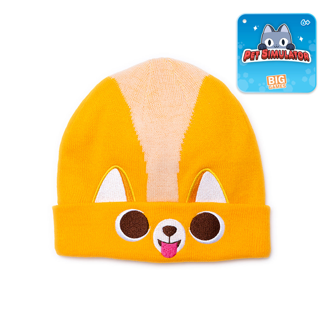 PET SIMULATOR - Corgi Embroidered Knit Beanie (Unisex) [Includes DLC]