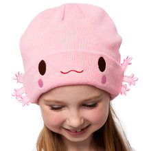 Load image into Gallery viewer, PET SIMULATOR - Axolotl Embroidered Knit Beanie (Unisex) [Includes DLC]
