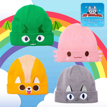 Load image into Gallery viewer, PET SIMULATOR - Axolotl Embroidered Knit Beanie (Unisex) [Includes DLC]
