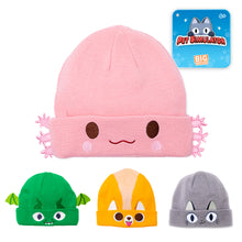 Load image into Gallery viewer, PET SIMULATOR - Axolotl Embroidered Knit Beanie (Unisex) [Includes DLC]
