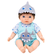 Load image into Gallery viewer, TINY TREASURES - Jawsome Shark Outfit (for 17&quot; Baby Dolls)
