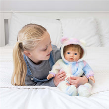 Load image into Gallery viewer, TINY TREASURES - Rainbow Teddy Outfit (for 17&quot; Baby Dolls)
