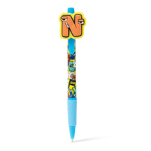 Load image into Gallery viewer, ALPHABET LORE – FNP Charm Pen Set (3-Pack) | 5.6&quot; Tall Writing Utensils w/ Character Toppers | Back-to-School Essentials | School Supplies | Smooth-Writing w/ Black Ink | Officially Licensed
