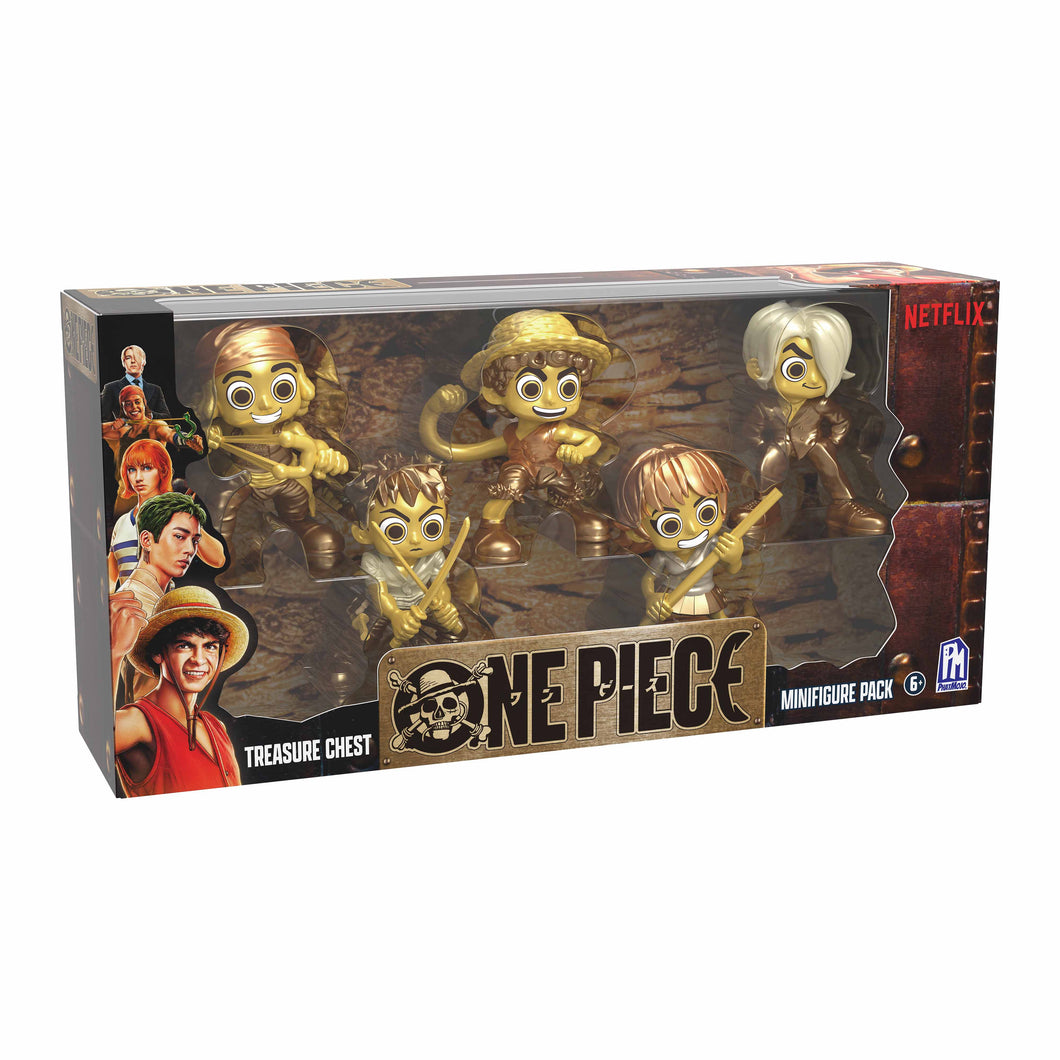 ONE PIECE - Treasure Chest Gold Minifigure 5-Pack (2.5