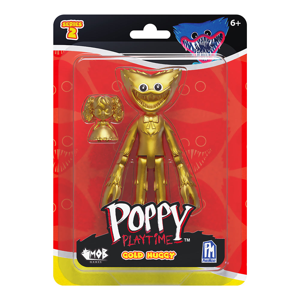 POPPY PLAYTIME - Gold Huggy Action Figure (5