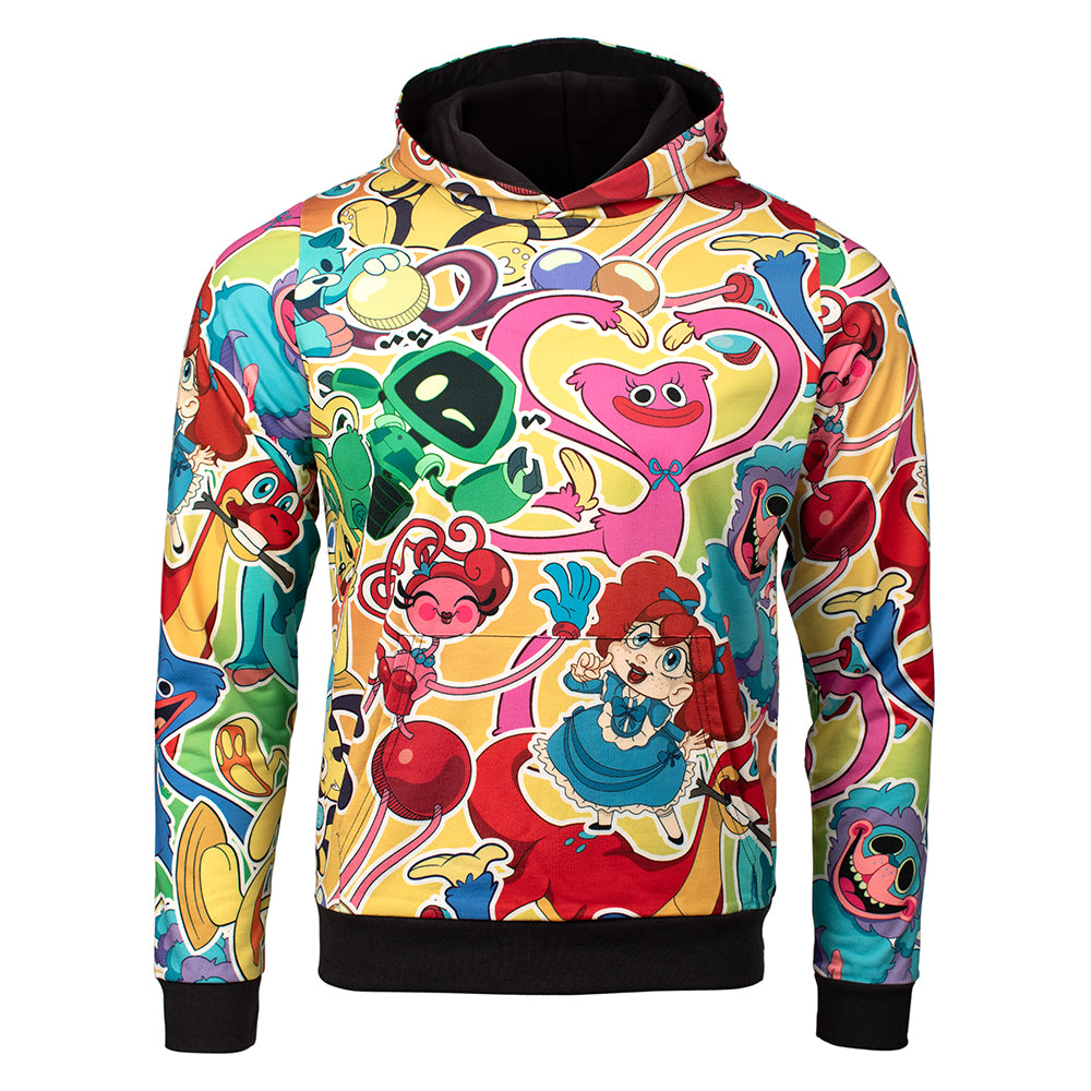 POPPY PLAYTIME - Rainbow Playtime Premium Hoodie (Unisex, Pullover w/ Front Pocket)