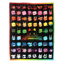 Load image into Gallery viewer, PET SIMULATOR - Rainbow Pets Fleece Blanket (50 x 60&quot;, Series 1)
