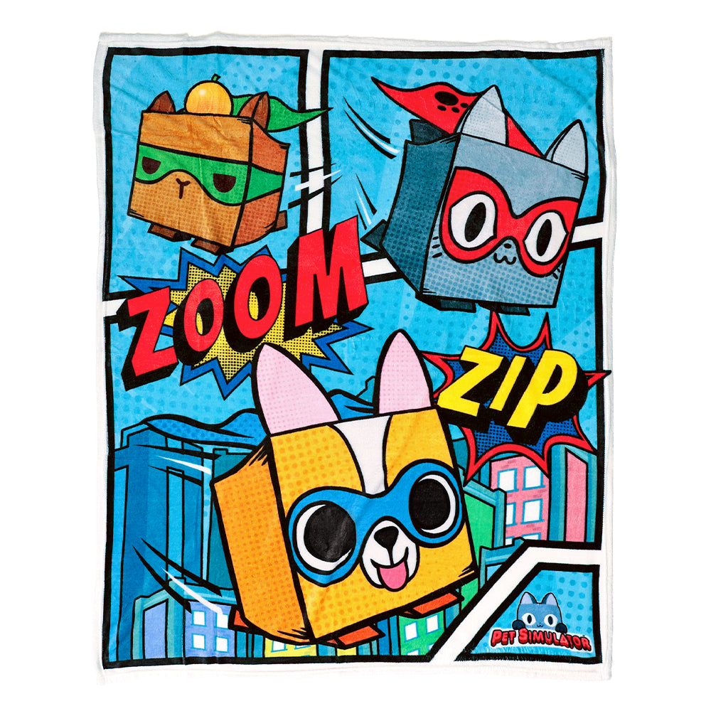 PET SIMULATOR - Super Pets Fleece Blanket (50 x 60, Series 1)