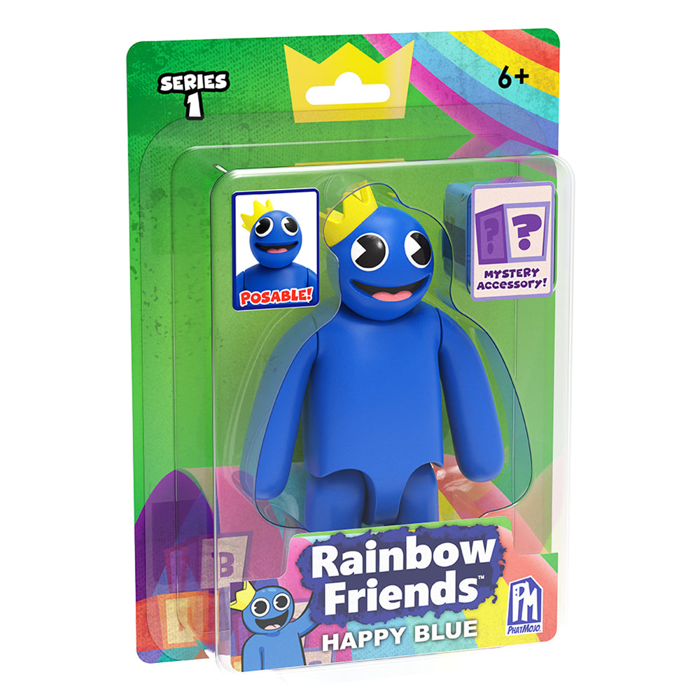 RAINBOW FRIENDS – Happy Blue Action Figure (5