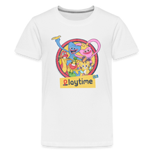 Load image into Gallery viewer, POPPY PLAYTIME - Retro Playtime T-Shirt (Youth) - white
