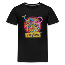 Load image into Gallery viewer, POPPY PLAYTIME - Retro Playtime T-Shirt (Youth) - black
