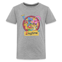 Load image into Gallery viewer, POPPY PLAYTIME - Retro Playtime T-Shirt (Youth) - heather gray
