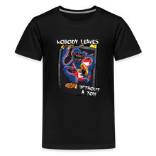Load image into Gallery viewer, POPPY PLAYTIME - Nobody Leaves T-Shirt (Youth) - black
