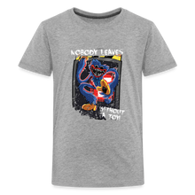 Load image into Gallery viewer, POPPY PLAYTIME - Nobody Leaves T-Shirt (Youth) - heather gray
