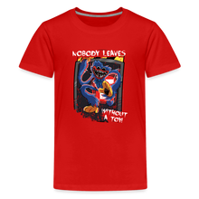 Load image into Gallery viewer, POPPY PLAYTIME - Nobody Leaves T-Shirt (Youth) - red
