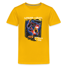 Load image into Gallery viewer, POPPY PLAYTIME - Nobody Leaves T-Shirt (Youth) - sun yellow
