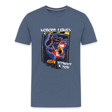 Load image into Gallery viewer, POPPY PLAYTIME - Nobody Leaves T-Shirt (Youth) - heather blue
