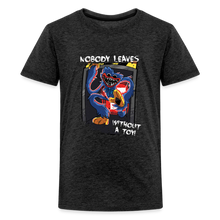 Load image into Gallery viewer, POPPY PLAYTIME - Nobody Leaves T-Shirt (Youth) - charcoal grey
