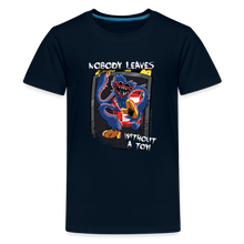 Load image into Gallery viewer, POPPY PLAYTIME - Nobody Leaves T-Shirt (Youth) - deep navy
