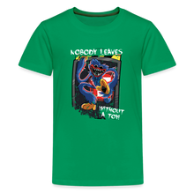 Load image into Gallery viewer, POPPY PLAYTIME - Nobody Leaves T-Shirt (Youth) - kelly green
