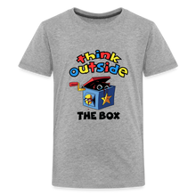 Load image into Gallery viewer, POPPY PLAYTIME - Outside the Box T-Shirt (Youth) - heather gray
