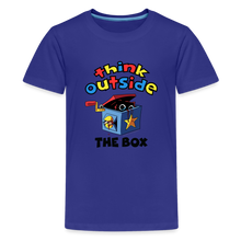 Load image into Gallery viewer, POPPY PLAYTIME - Outside the Box T-Shirt (Youth) - royal blue

