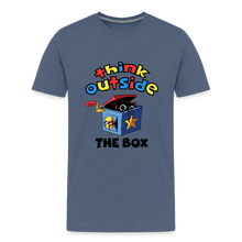 Load image into Gallery viewer, POPPY PLAYTIME - Outside the Box T-Shirt (Youth) - heather blue
