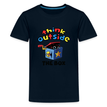 Load image into Gallery viewer, POPPY PLAYTIME - Outside the Box T-Shirt (Youth) - deep navy

