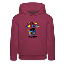 Load image into Gallery viewer, POPPY PLAYTIME - Outside the Box Hoodie (Youth) - burgundy
