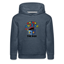 Load image into Gallery viewer, POPPY PLAYTIME - Outside the Box Hoodie (Youth) - heather denim
