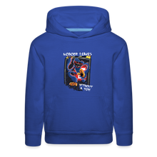 Load image into Gallery viewer, POPPY PLAYTIME - Nobody Leaves Hoodie (Youth) - royal blue
