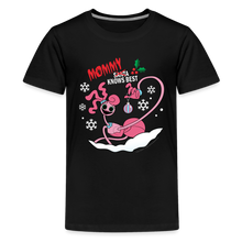 Load image into Gallery viewer, POPPY PLAYTIME - Mommy Knows Best T-Shirt (Youth) - black
