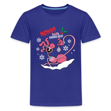 Load image into Gallery viewer, POPPY PLAYTIME - Mommy Knows Best T-Shirt (Youth) - royal blue
