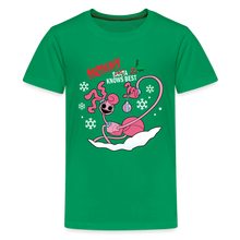 Load image into Gallery viewer, POPPY PLAYTIME - Mommy Knows Best T-Shirt (Youth) - kelly green
