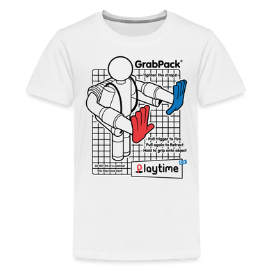 POPPY PLAYTIME - GrabPack T-Shirt (Youth) - white