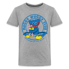 Load image into Gallery viewer, POPPY PLAYTIME - Huggy Wuggy Club T-Shirt (Youth) - heather gray
