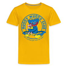 Load image into Gallery viewer, POPPY PLAYTIME - Huggy Wuggy Club T-Shirt (Youth) - sun yellow
