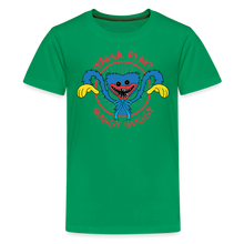 Load image into Gallery viewer, POPPY PLAYTIME - Wanna Play? T-Shirt (Youth) - kelly green
