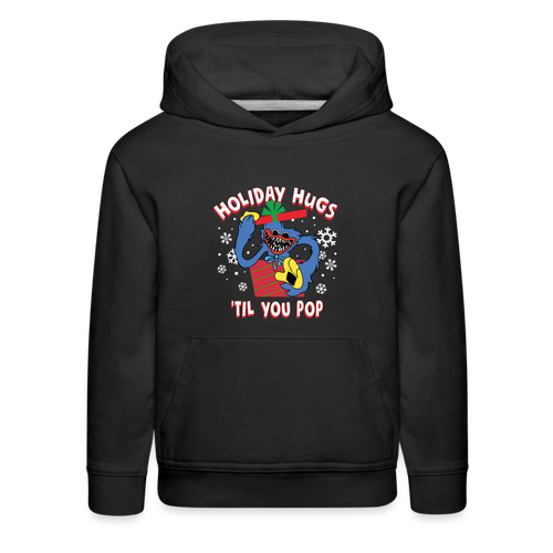 POPPY PLAYTIME - Holiday Hugs Hoodie (Youth) - black