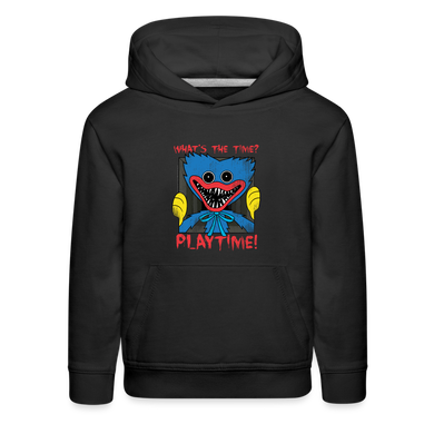 POPPY PLAYTIME - What's the Time? Hoodie (Youth) - black