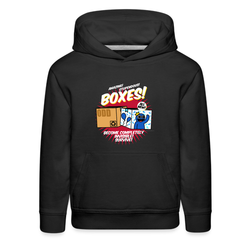 RAINBOW FRIENDS - Boxes! Hoodie (Youth) - black