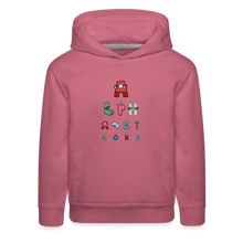 Load image into Gallery viewer, ALPHABET LORE - Eye Chart Hoodie (Youth) - mauve
