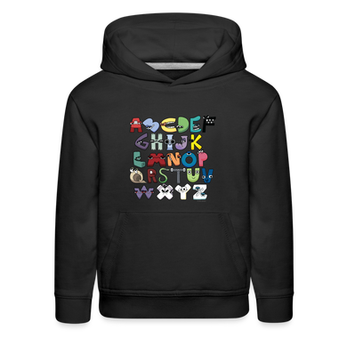 ALPHABET LORE - A to Z Hoodie (Youth) - black