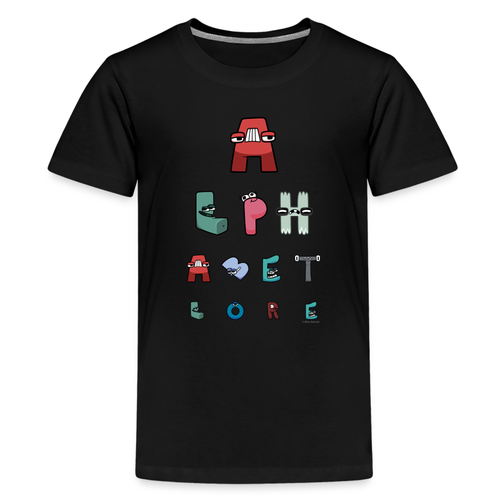 ALPHABET LORE - Eye Chart T-Shirt (Youth)