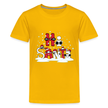 Load image into Gallery viewer, ALPHABET LORE - Hi Santa T-Shirt (Youth) - sun yellow
