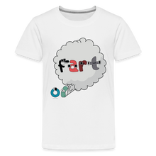 Load image into Gallery viewer, ALPHABET LORE - Fart T-Shirt (Youth) - white
